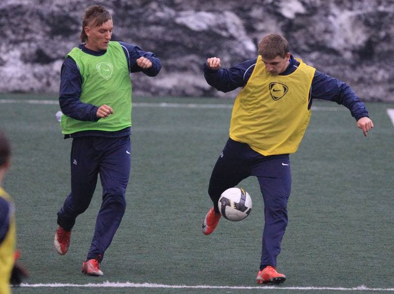 Football. Gornik Zabrze. Training. 23.02.2010