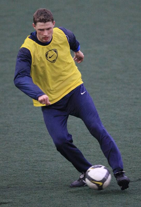 Football. Gornik Zabrze. Training. 23.02.2010