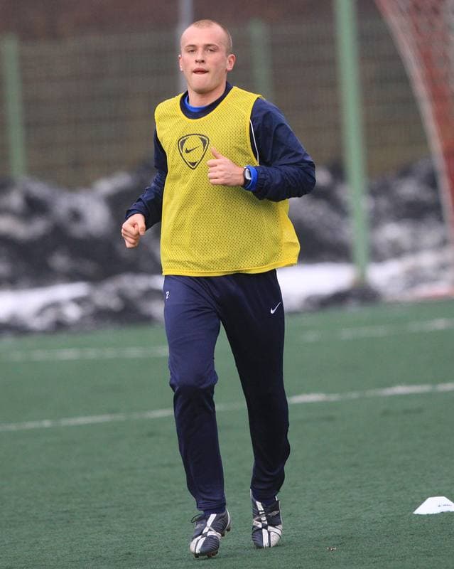 Football. Gornik Zabrze. Training. 23.02.2010