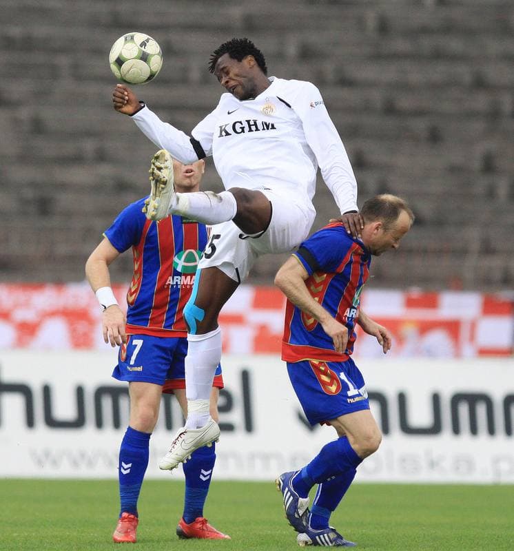 Football. Ekstraklasa. Polonia Bytom - Zaglebie Lubin. 02.05.2010