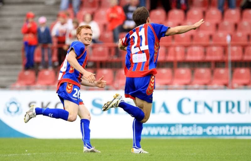 Football. Ekstraklasa. Polonia Bytom - Zaglebie Lubin. 02.05.2010