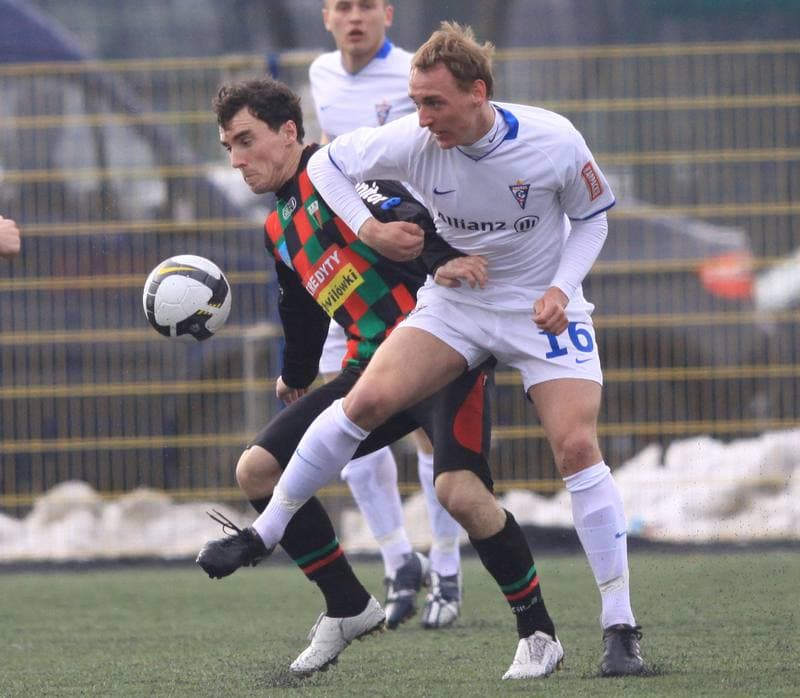Football. Gornik Zabrze. Press Conference. 27.02.2010
