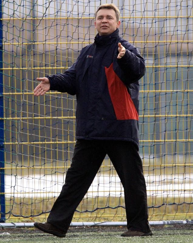 Football. Gornik Zabrze. Press Conference. 27.02.2010