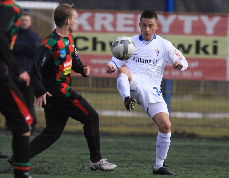 Football. Gornik Zabrze. Press Conference. 27.02.2010