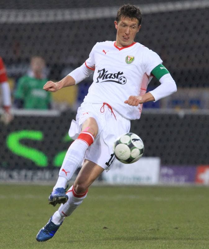 Football. Bytom Ekstraklasa. Polonia Bytom - Slask Wroclaw. 22.10.2010
