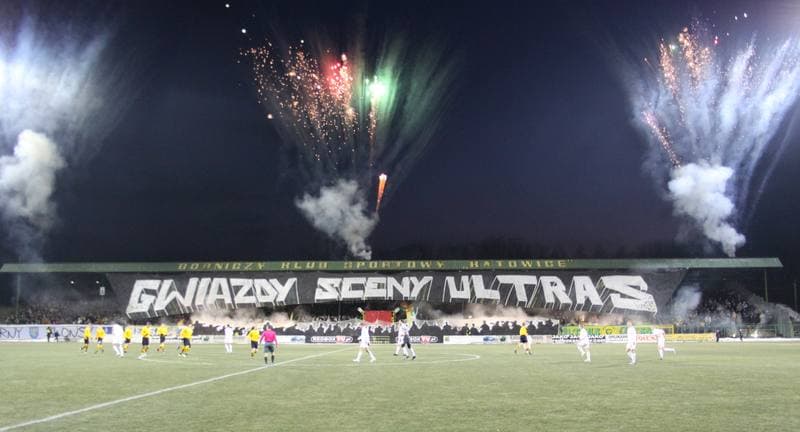 Football. I liga. GKS Katowice - Gornik Zabrze. 07.03.2010