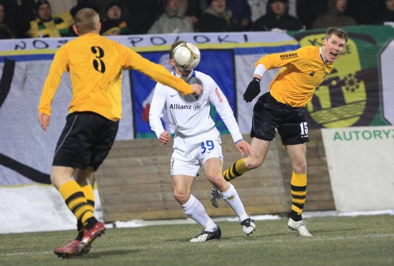 Football. I liga. GKS Katowice - Gornik Zabrze. 07.03.2010