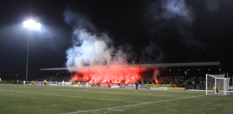 Football. I liga. GKS Katowice - Gornik Zabrze. 07.03.2010