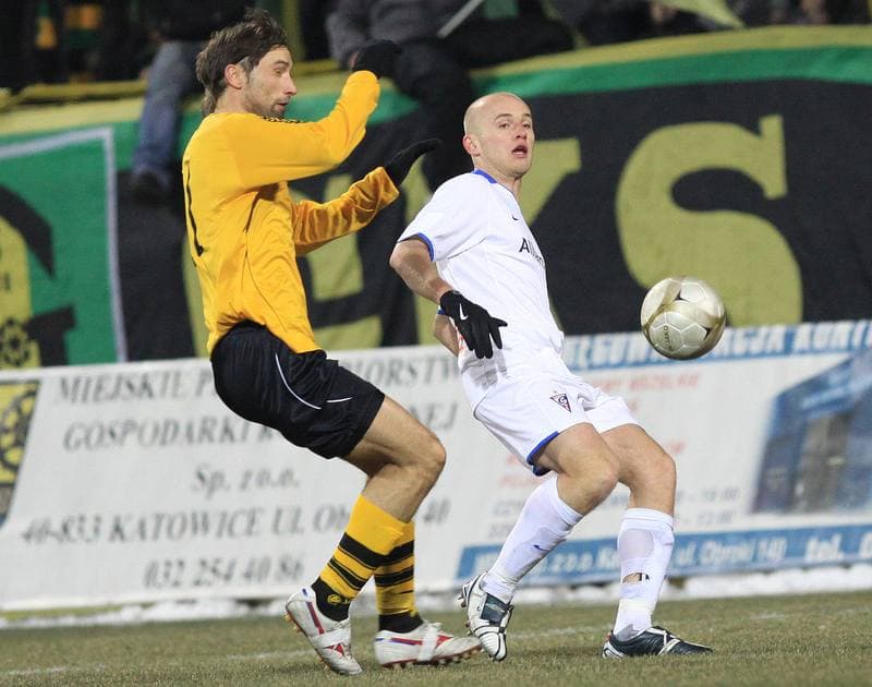 Football. I liga. GKS Katowice - Gornik Zabrze. 07.03.2010