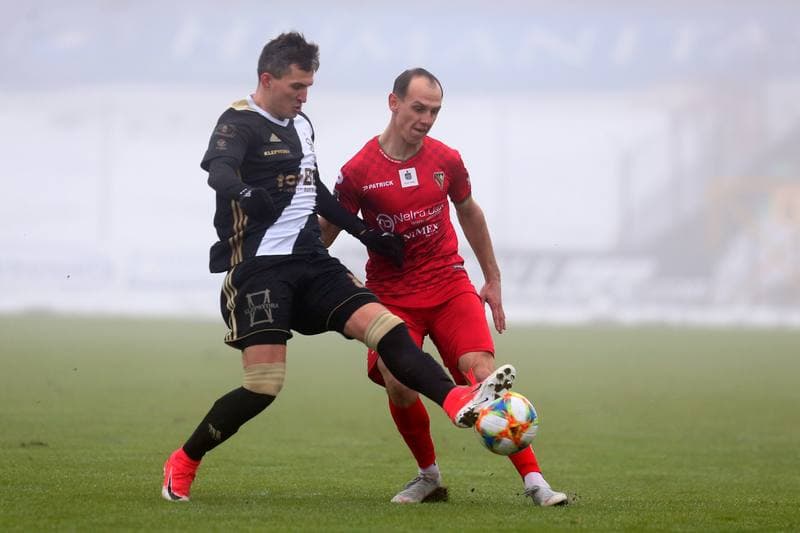 Football. Sparing. Zaglebie Sosnowiec - LKS Lodz. 03.02.2019