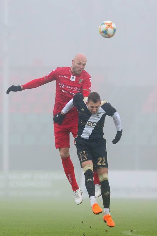 Football. Sparing. Zaglebie Sosnowiec - LKS Lodz. 03.02.2019