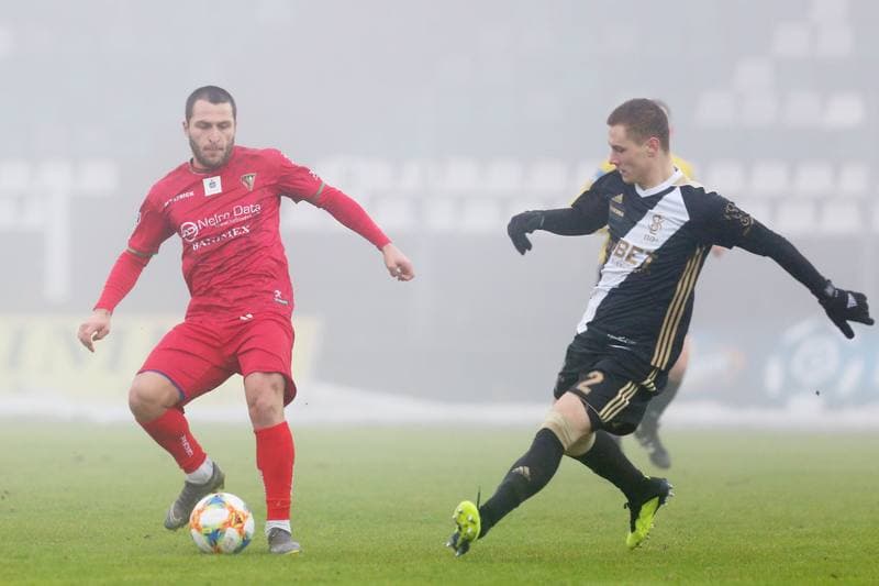 Football. Sparing. Zaglebie Sosnowiec - LKS Lodz. 03.02.2019