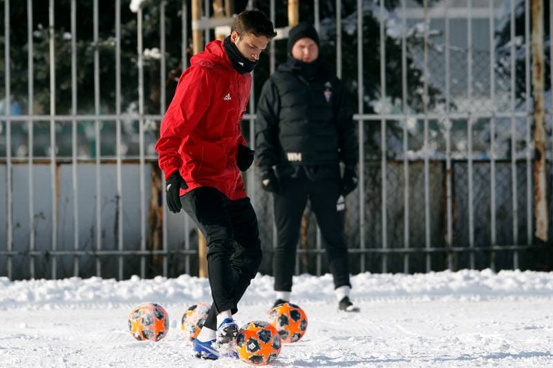 Football. Gornik Zabrze. Training. 05.02.2019