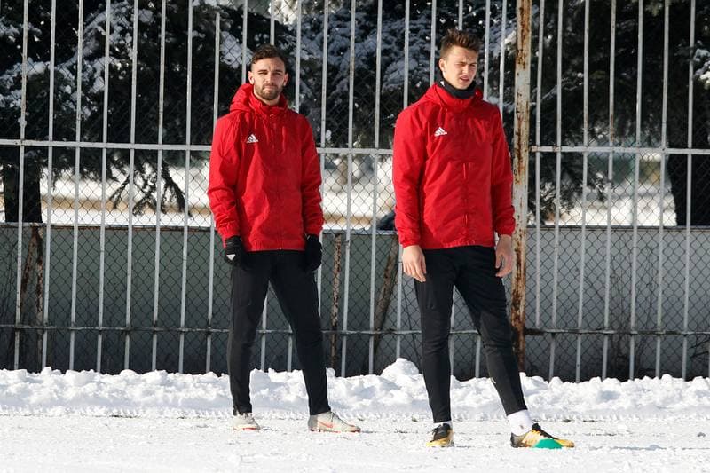 Football. Gornik Zabrze. Training. 05.02.2019