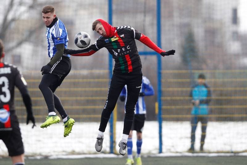 Football. Sparing. GKS Tychy - Ruch Chorzow. 09.02.2019