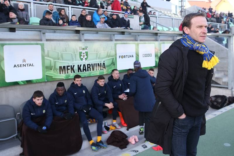 Football. Fortuna:Liga. MFK Karvina - SFC Opava. 09.02.2019