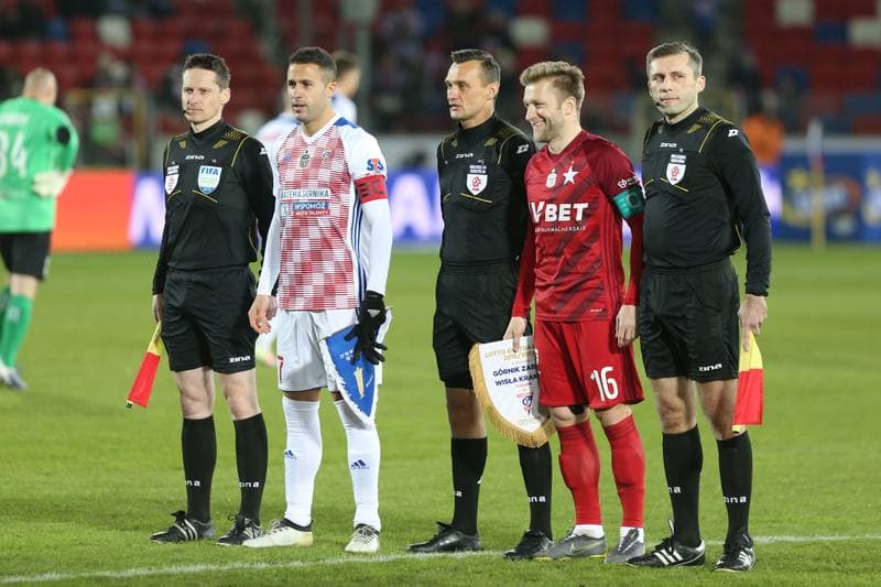 Football. Lotto Ekstraklasa. Gornik Zabrze - Wisla Krakow. 11.02.2019