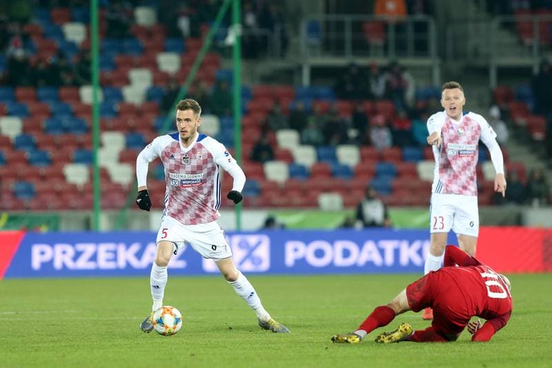 Football. Lotto Ekstraklasa. Gornik Zabrze - Wisla Krakow. 11.02.2019