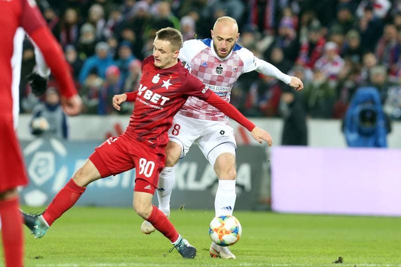 Football. Lotto Ekstraklasa. Gornik Zabrze - Wisla Krakow. 11.02.2019