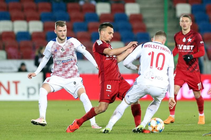 Football. Lotto Ekstraklasa. Gornik Zabrze - Wisla Krakow. 11.02.2019