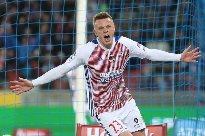 Football. Lotto Ekstraklasa. Gornik Zabrze - Wisla Krakow. 11.02.2019