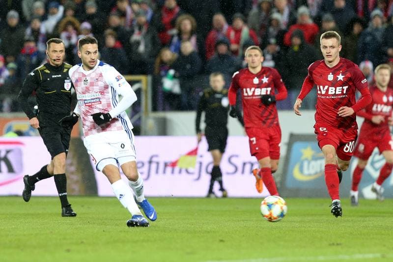 Football. Lotto Ekstraklasa. Gornik Zabrze - Wisla Krakow. 11.02.2019