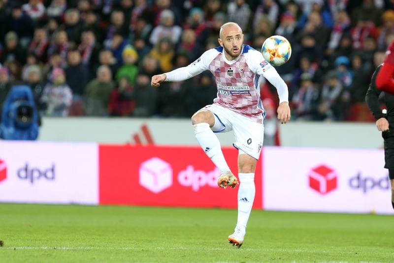 Football. Lotto Ekstraklasa. Gornik Zabrze - Wisla Krakow. 11.02.2019