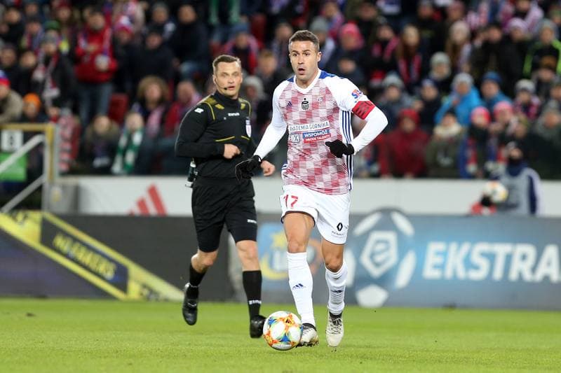 Football. Lotto Ekstraklasa. Gornik Zabrze - Wisla Krakow. 11.02.2019