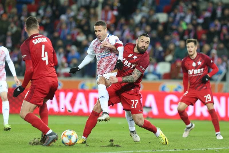 Football. Lotto Ekstraklasa. Gornik Zabrze - Wisla Krakow. 11.02.2019