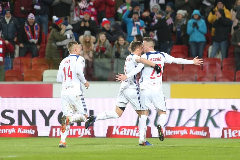 Football. Lotto Ekstraklasa. Gornik Zabrze - Wisla Krakow. 11.02.2019