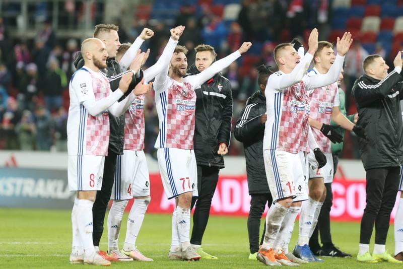 Football. Lotto Ekstraklasa. Gornik Zabrze - Wisla Krakow. 11.02.2019