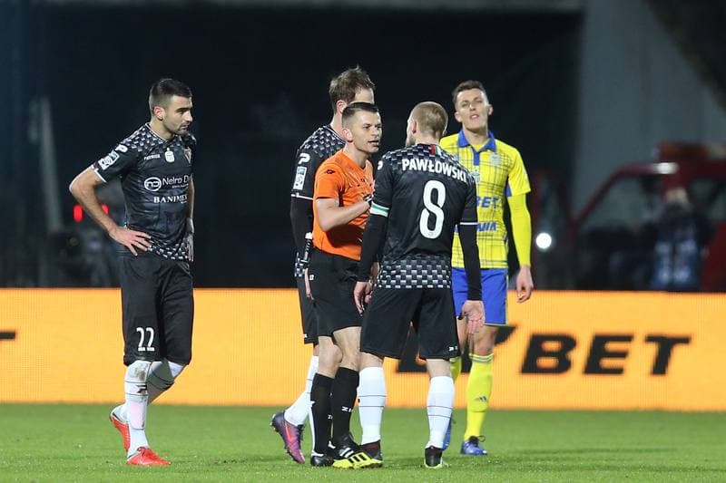 Football. Lotto Ekstraklasa. Zaglebie Sosnowiec - Arka Gdynia. 16.02.2019