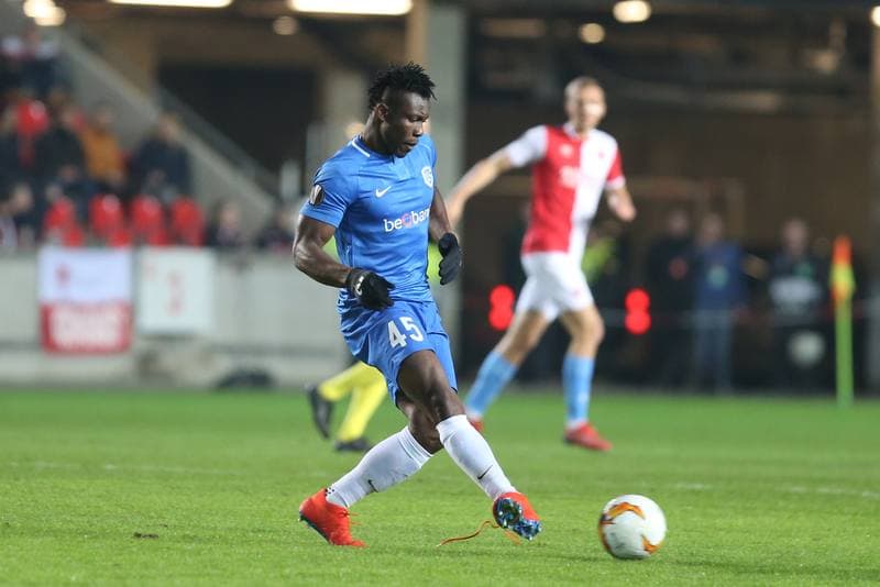 Football. UEFA Europa League. Slavia Prague - KRC Genk. 14.02.2019