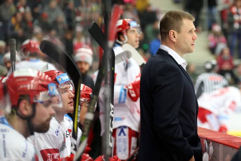 Ice Hockey. Tipsport Extraliga. Ocelari Trinec - Bily Tygri Liberec. 13.02.2019