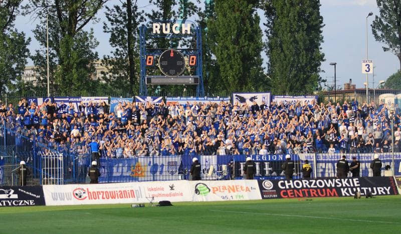 Football. PKO BP Ekstraklasa. Ruch Chorzow - Lech Poznan. 07.11.2010