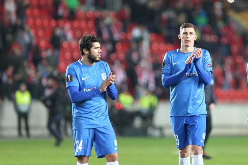 Football. UEFA Europa League. Slavia Prague - KRC Genk. 14.02.2019