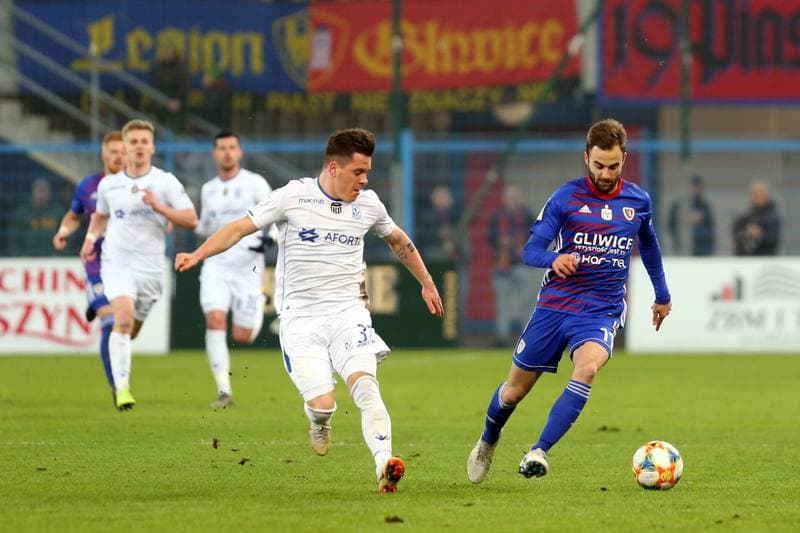 Football. PKO BP Ekstraklasa. Piast Gliwice - Lech Poznan. 15.02.2019