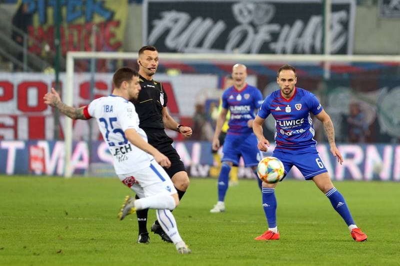 Football. PKO BP Ekstraklasa. Piast Gliwice - Lech Poznan. 15.02.2019