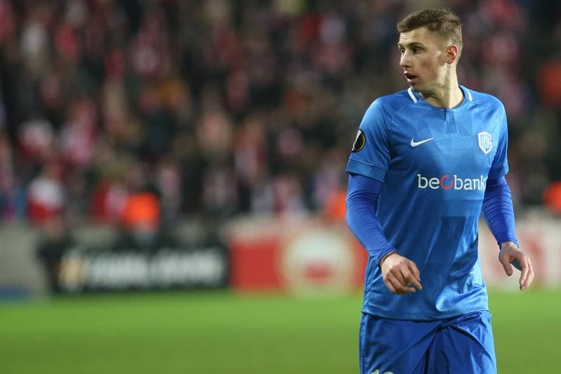 Football. UEFA Europa League. Slavia Prague - KRC Genk. 14.02.2019