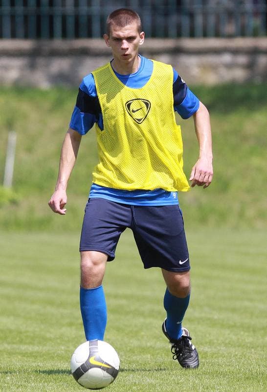 Football. Gornik Zabrze. Training. 07.01.2010