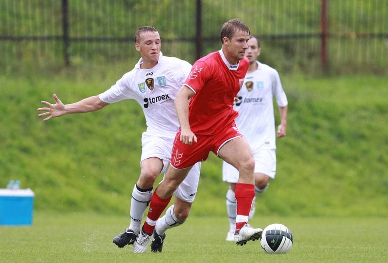 Football. Sparing. Polonia Bytom - Ruch Radzionkow. 24.07.2010
