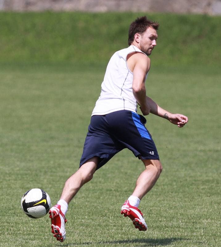 Football. Gornik Zabrze. Training. 10.08.2010
