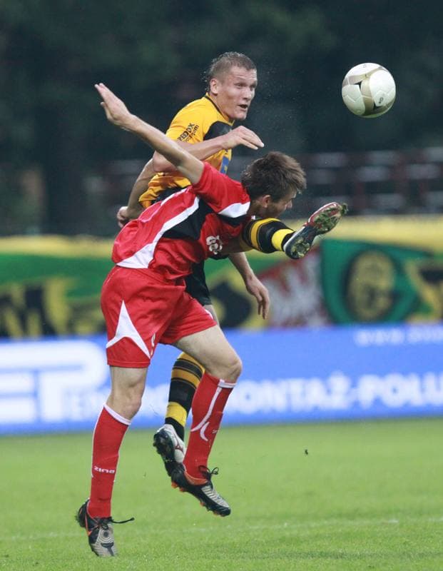Football. I liga. GKS Katowice - Dolcan Zabki. 31.03.2012