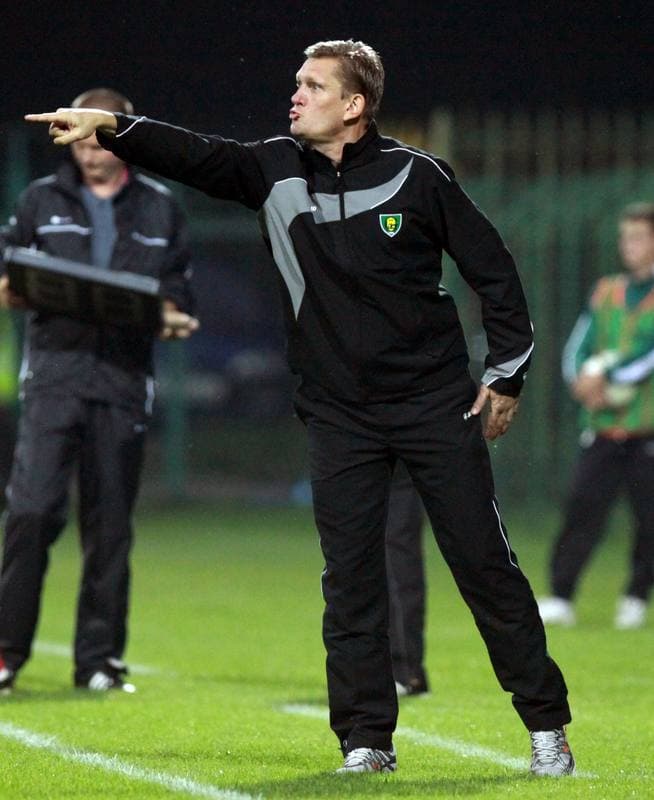Football. I liga. GKS Katowice - Dolcan Zabki. 31.03.2012