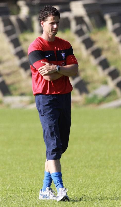 Football. Gornik Zabrze. Training. 07.01.2010