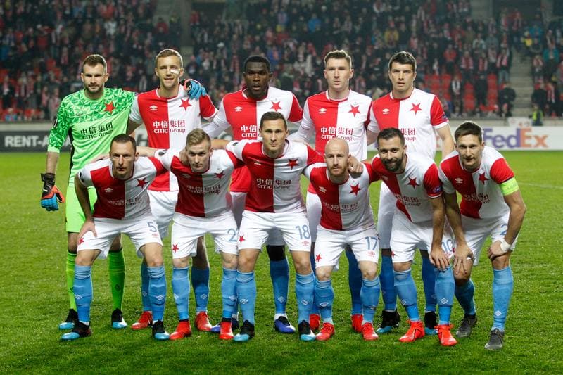 Football. UEFA Europa League. Slavia Prague - KRC Genk. 14.02.2019