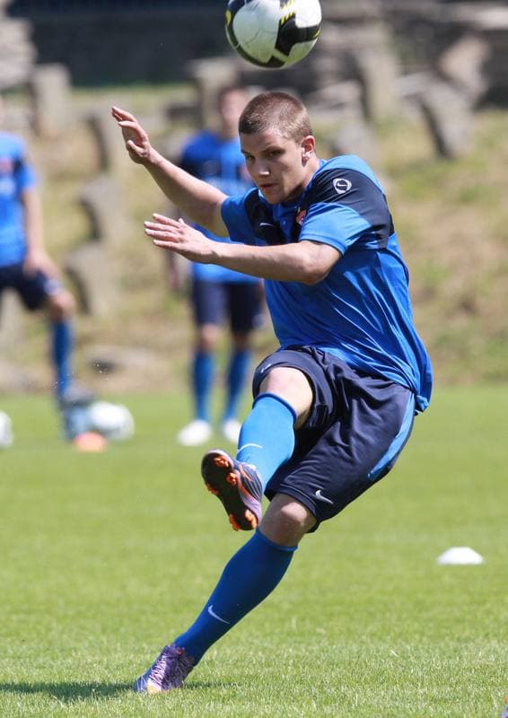 Football. Gornik Zabrze. Training. 07.01.2010