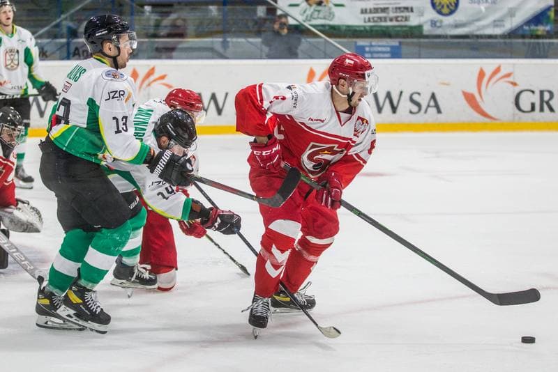 Ice Hockey. Sparing. Reprezentacja Polski - JKH GKS Jastrzebie. 22.08.2021