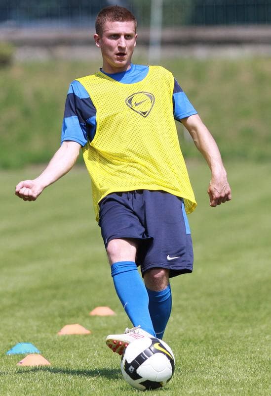Football. Gornik Zabrze. Training. 07.01.2010