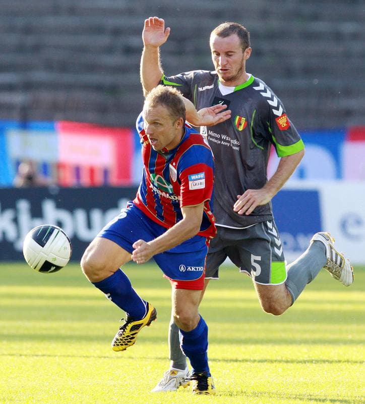 Football. Ekstraklasa. Polonia Bytom - Korona Kielce. 21.08.2010